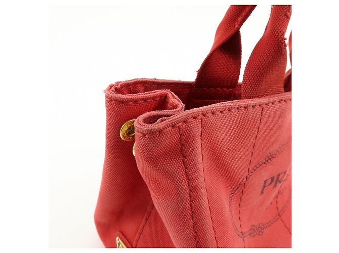 Borsa a mano e a tracolla 2Way PRADA Triangle Logo Canapa Mini Canvas B2439G - vista 14