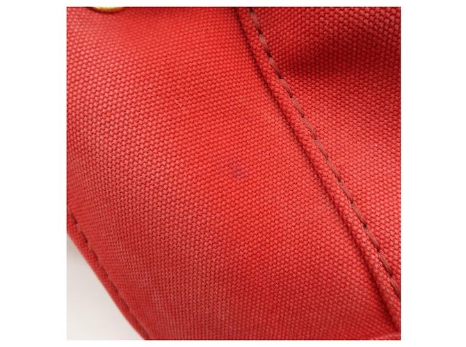 Borsa a mano e a tracolla 2Way PRADA Triangle Logo Canapa Mini Canvas B2439G - vista 17