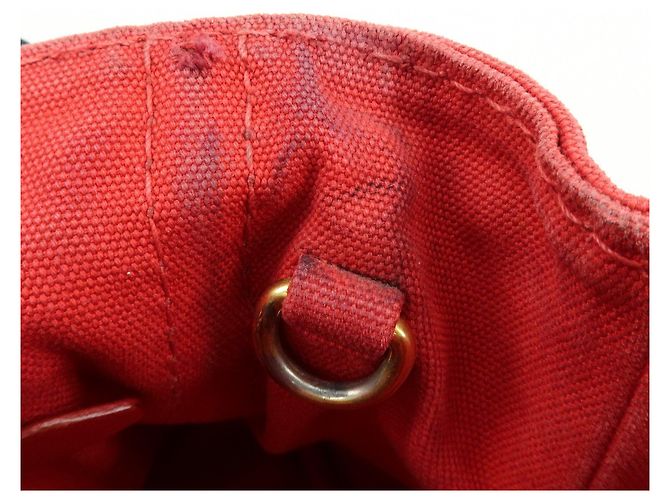 Borsa a mano e a tracolla 2Way PRADA Triangle Logo Canapa Mini Canvas B2439G - vista 21