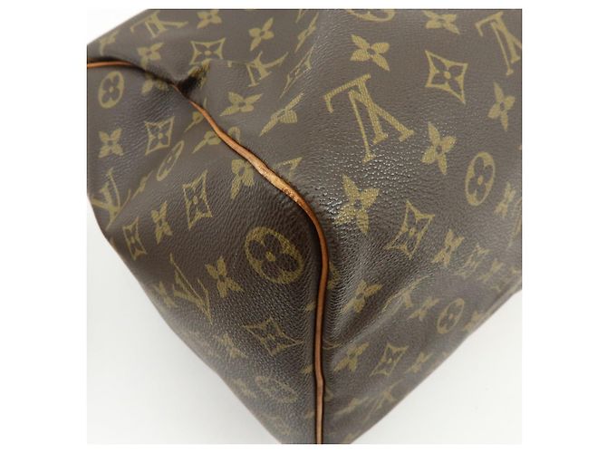 Borsa Boston Louis Vuitton Monogram Keep All 45 Brown M41428 - vista 11
