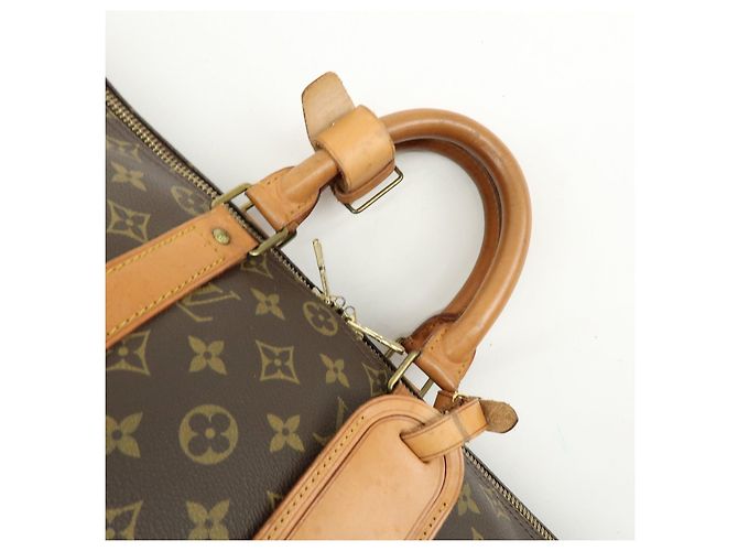 Borsa Boston Louis Vuitton Monogram Keep All 45 Brown M41428 - vista 5