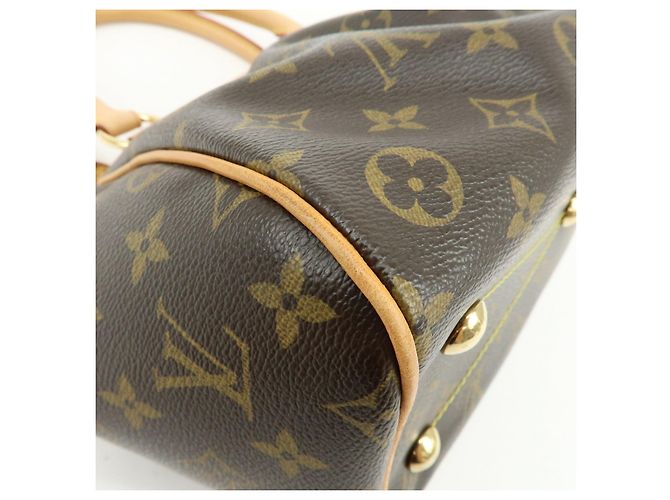 Louis Vuitton Monogram Tivoli PM Borsa a Mano Borsa a Tracolla Brown M40143 - vista 13