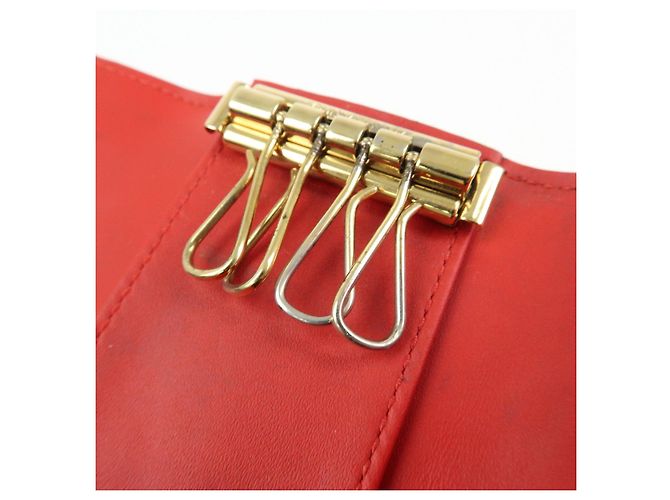Louis Vuitton Vernis Multicles 4 Key Case Key Holder Red M91976 - vista 16
