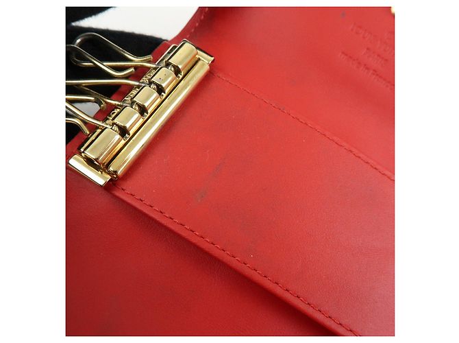 Louis Vuitton Vernis Multicles 4 Key Case Key Holder Red M91976 - vista 17