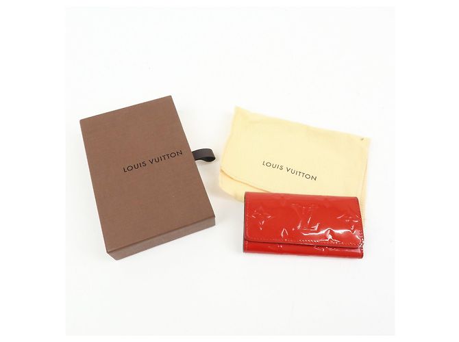 Louis Vuitton Vernis Multicles 4 Key Case Key Holder Red M91976 - vista 20
