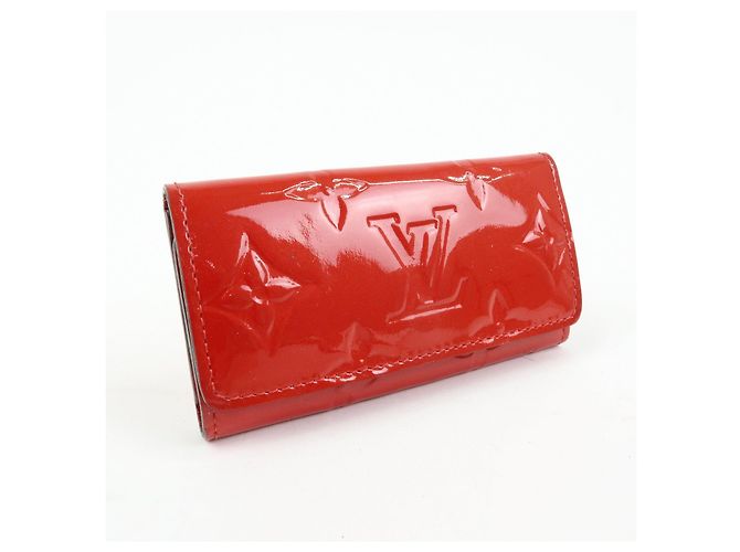 Louis Vuitton Vernis Multicles 4 Key Case Key Holder Red M91976 - vista 4