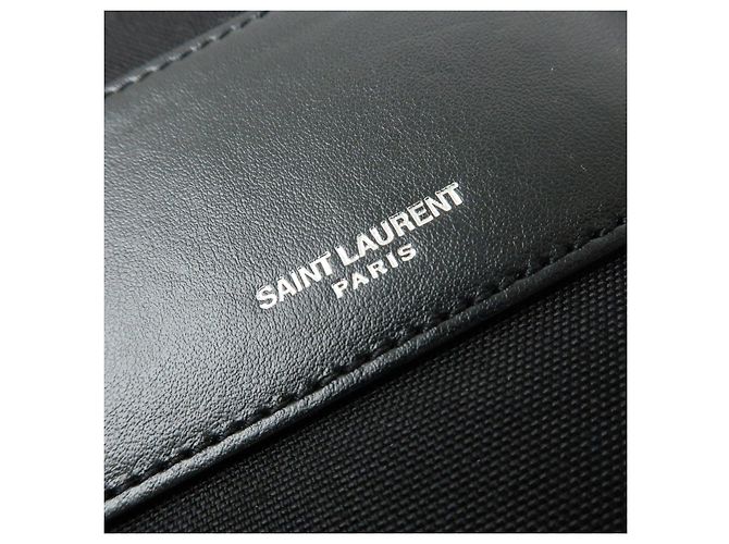 Autre Marque SAINT LAURENT PARIS Zaino City Canvas Leather Backpack Star Pattern 508548 - vista 22