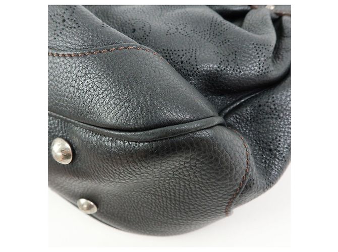 Borsa a tracolla Louis Vuitton Monogram Mahina Solar PM Noir M93127 - vista 13