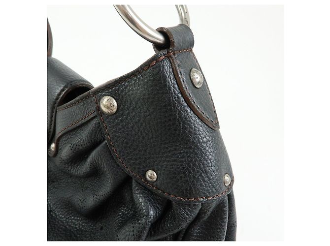 Borsa a tracolla Louis Vuitton Monogram Mahina Solar PM Noir M93127 - vista 14