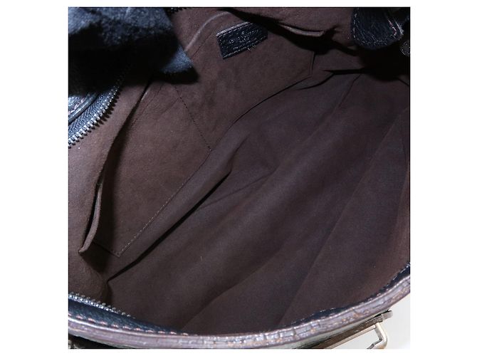 Borsa a tracolla Louis Vuitton Monogram Mahina Solar PM Noir M93127 - vista 19