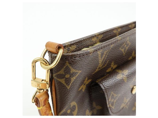 Louis Vuitton Monogram Partition Pouch Wristlet Bag Brown M51901 - vista 11