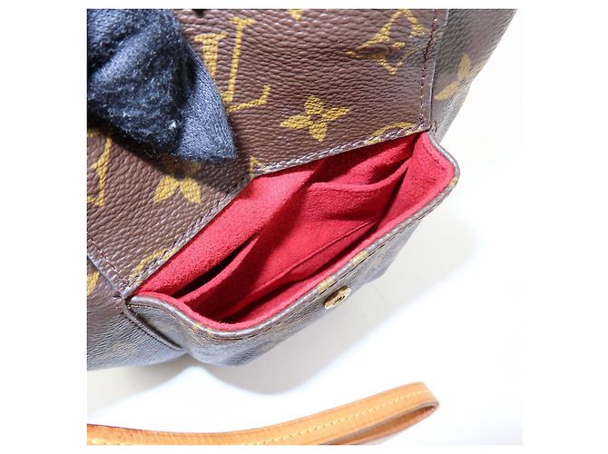 Louis Vuitton Monogram Partition Pouch Wristlet Bag Brown M51901 - vista 12
