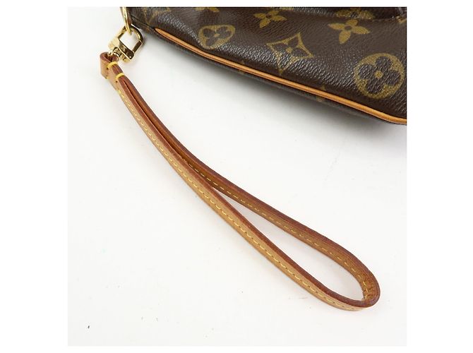 Louis Vuitton Monogram Partition Pouch Wristlet Bag Brown M51901 - vista 13