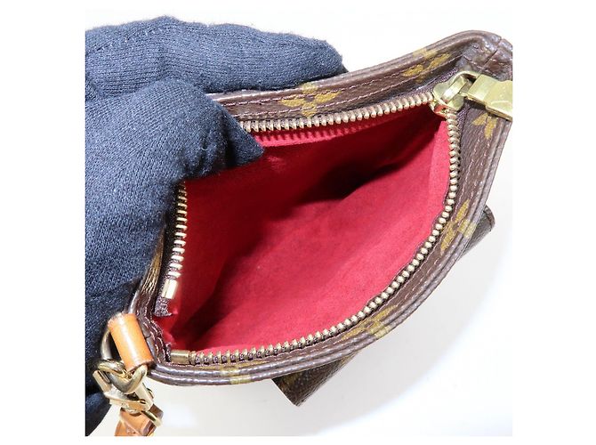 Louis Vuitton Monogram Partition Pouch Wristlet Bag Brown M51901 - vista 17