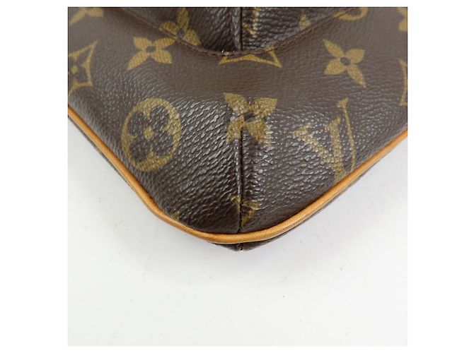 Louis Vuitton Monogram Partition Pouch Wristlet Bag Brown M51901 - vista 6