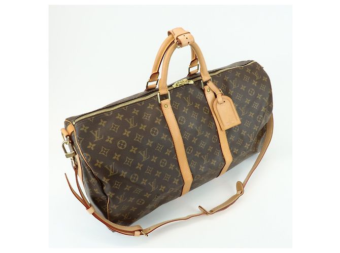 Louis Vuitton Monogram Keep All Bandouliere 55 Boston Bag M41414 - vista 4