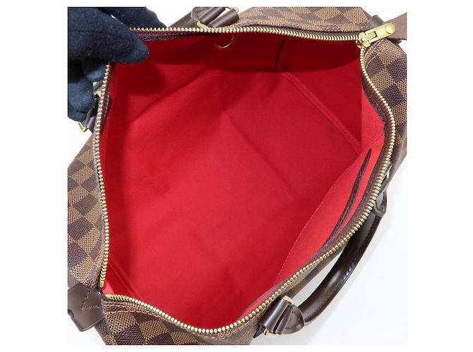 Louis Vuitton Damier Ebene Speedy 30 Boston Bag Hand Bag N41531 - vista 21