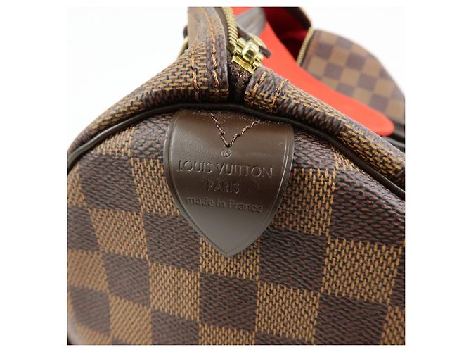 Louis Vuitton Damier Ebene Speedy 30 Boston Bag Hand Bag N41531 - vista 23
