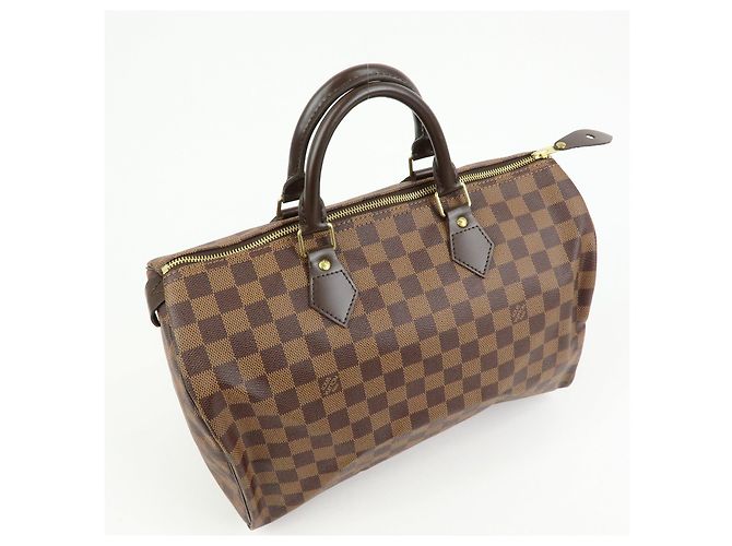 Louis Vuitton Damier Ebene Speedy 30 Boston Bag Hand Bag N41531 - vista 4