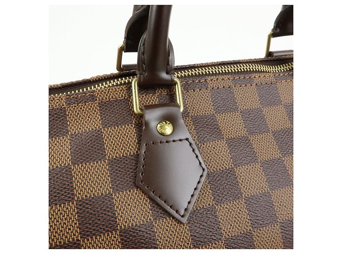 Louis Vuitton Damier Ebene Speedy 30 Boston Bag Hand Bag N41531 - vista 9