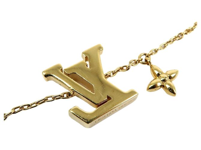 Bracciale Louis Vuitton LV Iconic Pearl in metallo e perle imitation M1086A - vista 3