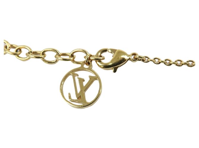 Bracciale Louis Vuitton LV Iconic Pearl in metallo e perle imitation M1086A - vista 5