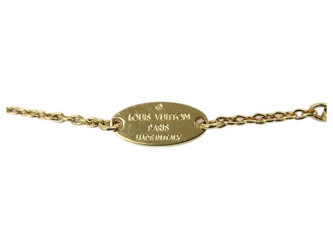 Bracciale Louis Vuitton LV Iconic Pearl in metallo e perle imitation M1086A - vista 7