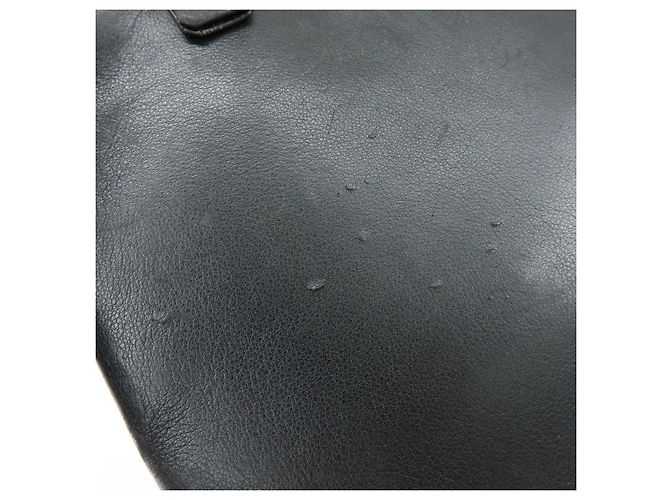 Bolso Tote CHANEL Logo de piel de becerro Bolso de hombro Bolso de mano Negro - vista 17