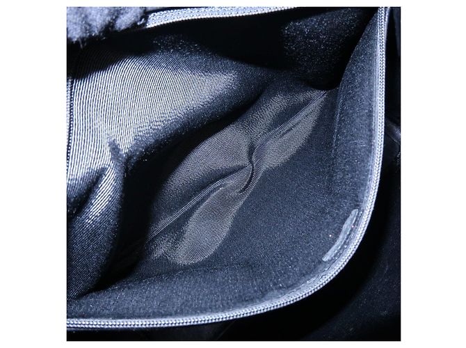 Bolso Tote CHANEL Logo de piel de becerro Bolso de hombro Bolso de mano Negro - vista 21