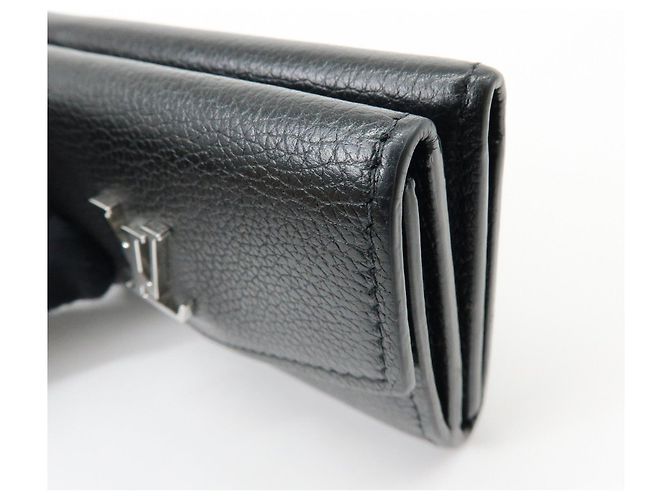 Louis Vuitton Portefeuille Lock Mini Leather Compact Wallet M63921 - vista 10