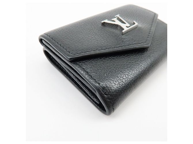 Louis Vuitton Portefeuille Lock Mini Leather Compact Wallet M63921 - vista 7