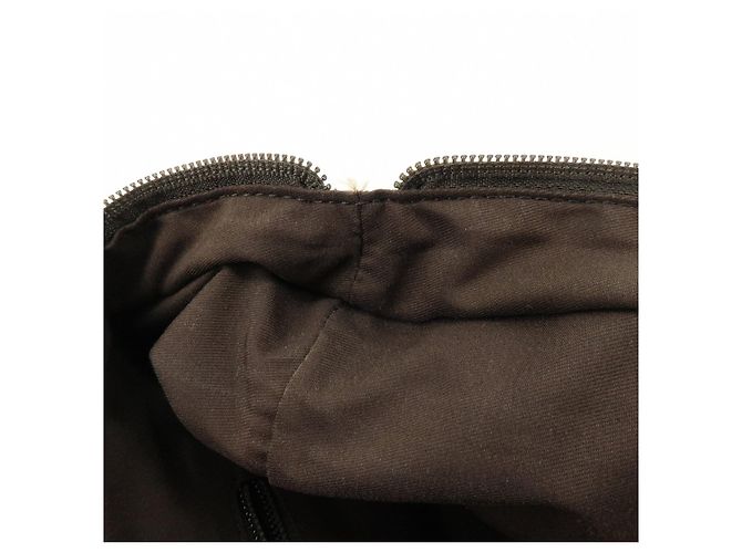 Borsa Tote e Borsa a Mano GUCCI Sherry GG Canvas Leather Brown 131228 - vista 22