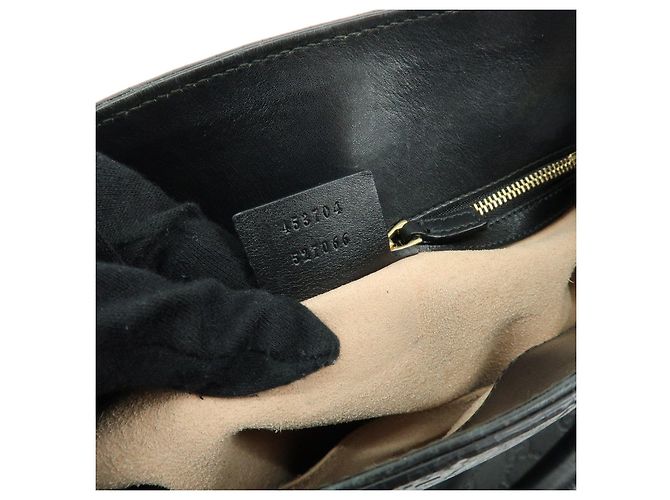 Borsa 2Way GUCCI Guccissima in pelle Borsa a mano e a tracolla Nera 453704 - vista 24