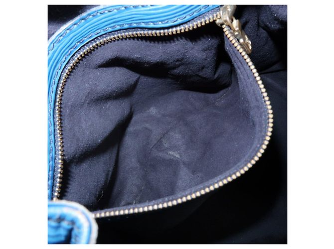 Borsa a tracolla Louis Vuitton Epi Petit Noe Bi-color Noir Blue Ｍ44152 - vista 20