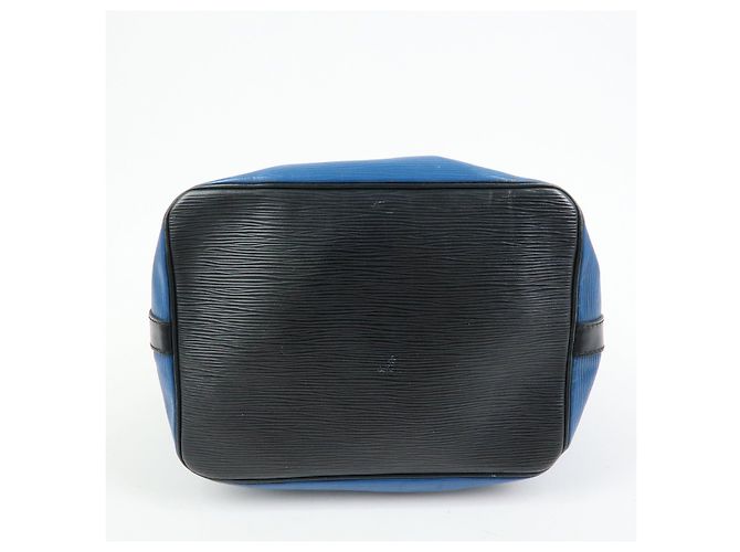 Borsa a tracolla Louis Vuitton Epi Petit Noe Bi-color Noir Blue Ｍ44152 - vista 5