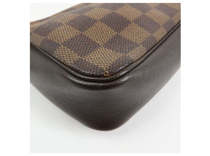 Louis Vuitton Damier Trousse Makeup Accessory Pouch Brown N51982 - vista 10