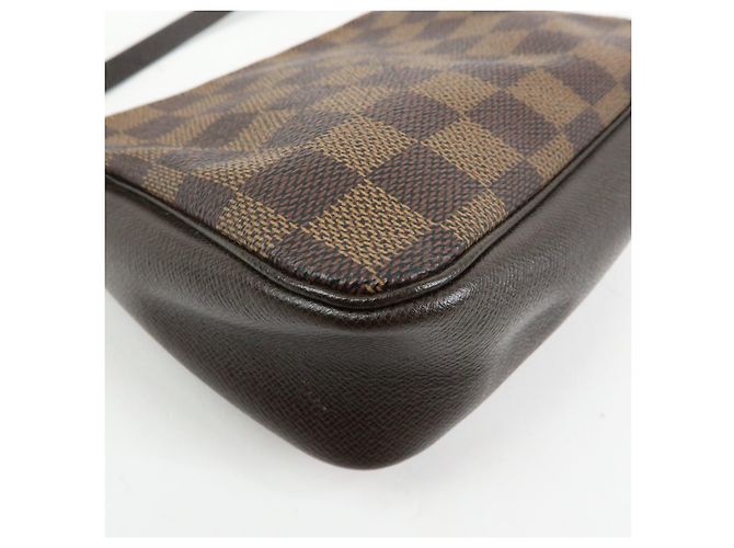 Louis Vuitton Damier Trousse Makeup Accessory Pouch Brown N51982 - vista 12