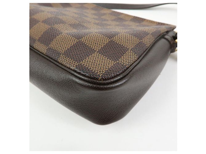 Louis Vuitton Damier Trousse Makeup Accessory Pouch Brown N51982 - vista 13