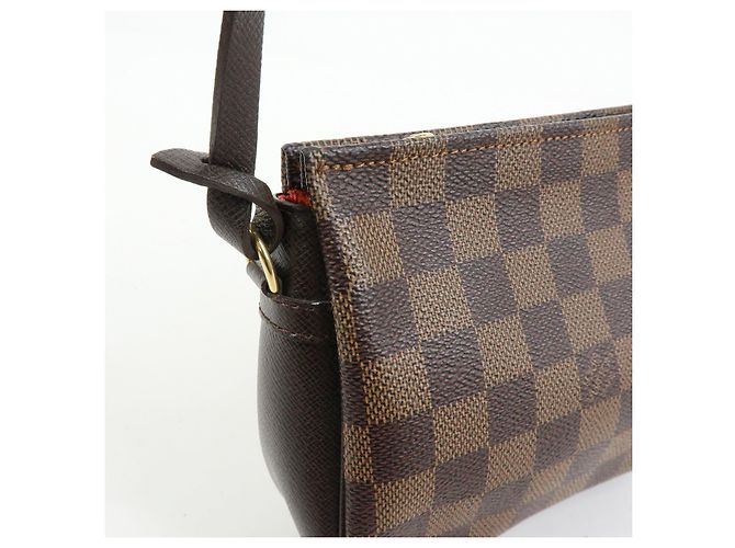 Louis Vuitton Damier Trousse Makeup Accessory Pouch Brown N51982 - vista 14