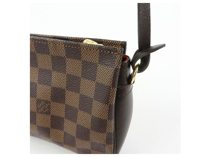 Louis Vuitton Damier Trousse Makeup Accessory Pouch Brown N51982 - vista 17