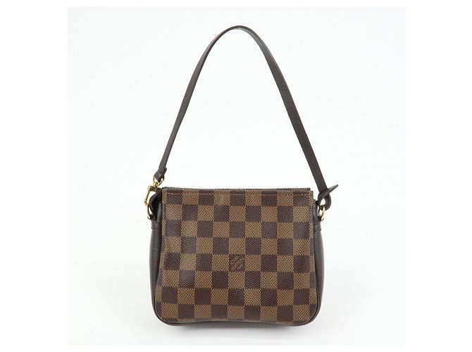 Louis Vuitton Damier Trousse Makeup Accessory Pouch Brown N51982 - vista 2