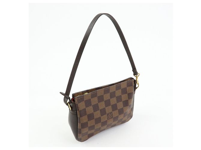 Louis Vuitton Damier Trousse Makeup Accessory Pouch Brown N51982 - vista 4