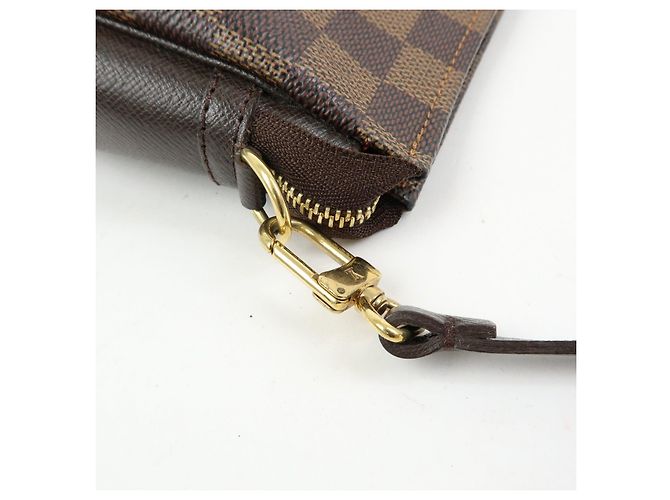 Louis Vuitton Damier Trousse Makeup Accessory Pouch Brown N51982 - vista 8