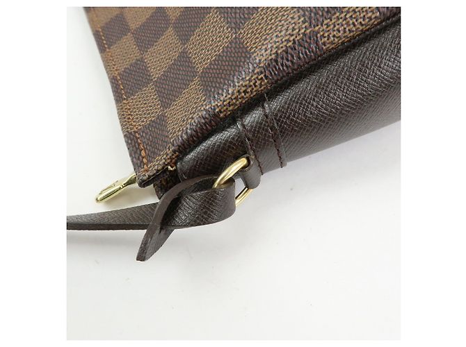 Louis Vuitton Damier Trousse Makeup Accessory Pouch Brown N51982 - vista 9