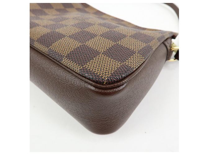 Louis Vuitton Damier Trousse Makeup Accessory Pouch Brown N51982 - vista 14