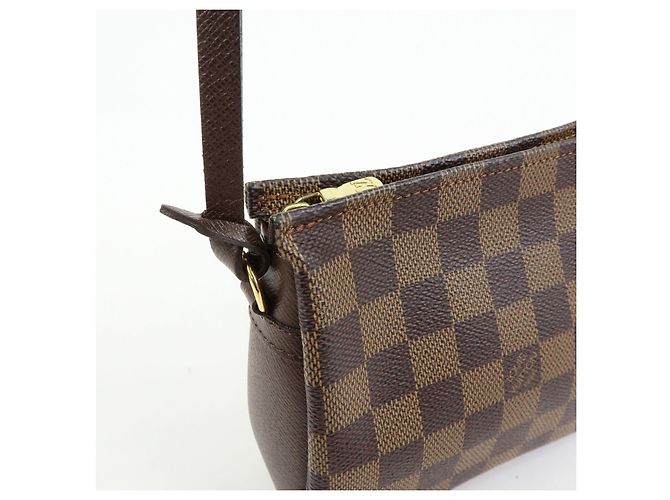 Louis Vuitton Damier Trousse Makeup Accessory Pouch Brown N51982 - vista 15
