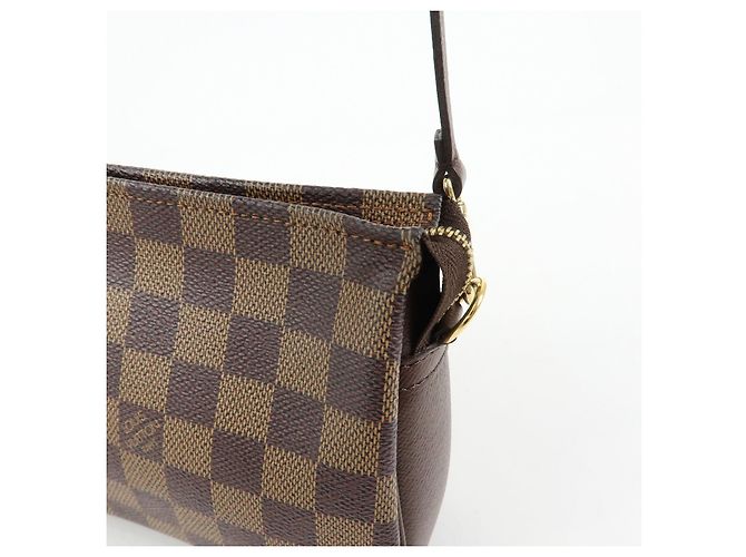 Louis Vuitton Damier Trousse Makeup Accessory Pouch Brown N51982 - vista 16