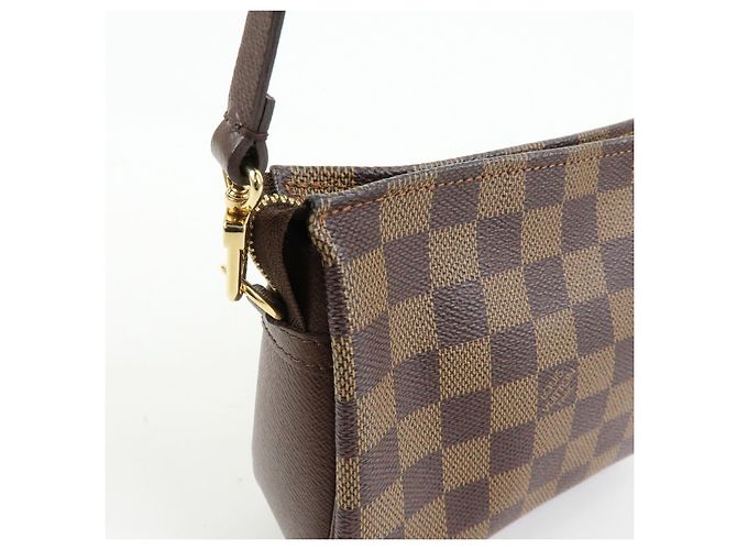 Louis Vuitton Damier Trousse Makeup Accessory Pouch Brown N51982 - vista 17
