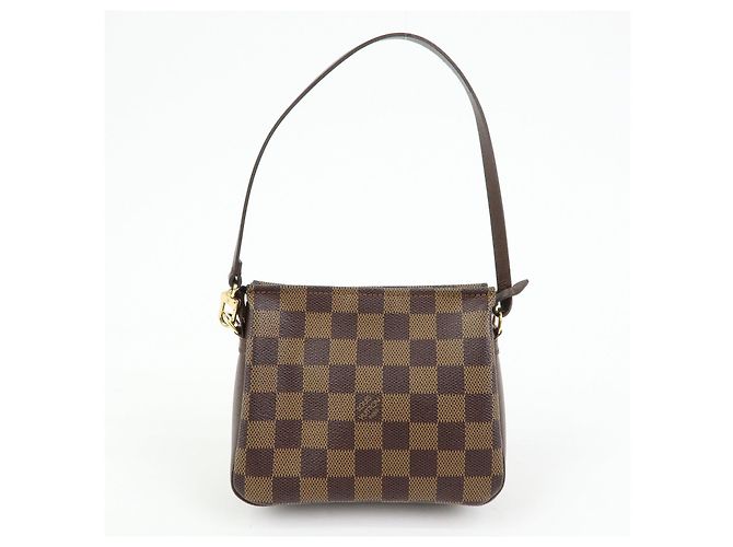 Louis Vuitton Damier Trousse Makeup Accessory Pouch Brown N51982 - vista 2