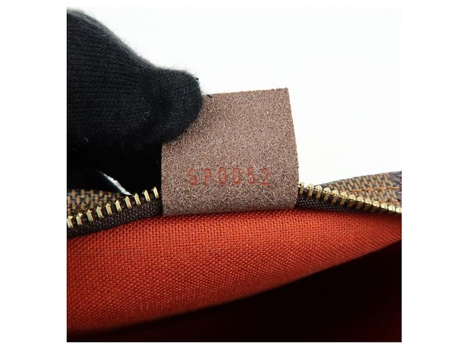 Louis Vuitton Damier Trousse Makeup Accessory Pouch Brown N51982 - vista 24